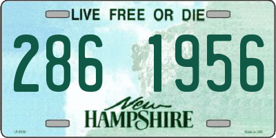 NH license plate 2861956