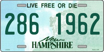 NH license plate 2861962