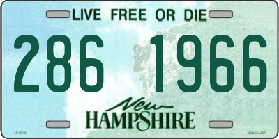 NH license plate 2861966