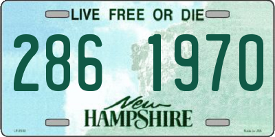 NH license plate 2861970