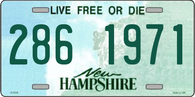 NH license plate 2861971