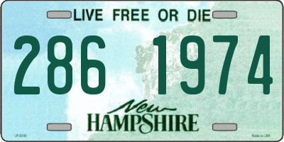 NH license plate 2861974