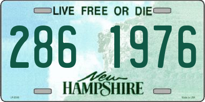 NH license plate 2861976