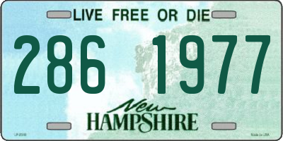 NH license plate 2861977