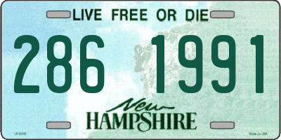 NH license plate 2861991