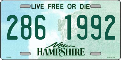 NH license plate 2861992