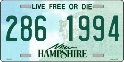 NH license plate 2861994