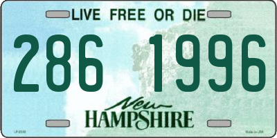NH license plate 2861996