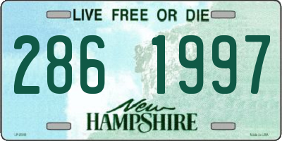 NH license plate 2861997
