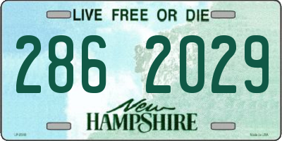 NH license plate 2862029