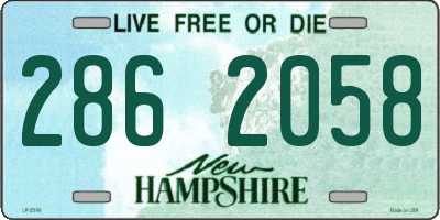NH license plate 2862058