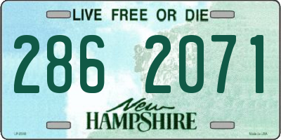 NH license plate 2862071