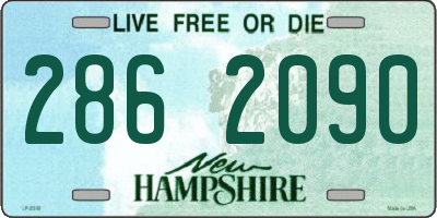 NH license plate 2862090