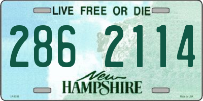 NH license plate 2862114