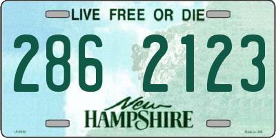 NH license plate 2862123