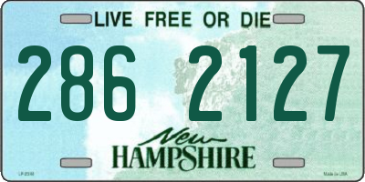 NH license plate 2862127