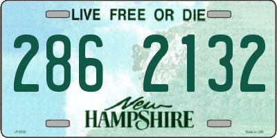 NH license plate 2862132