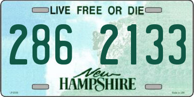 NH license plate 2862133
