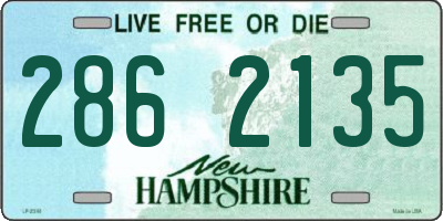 NH license plate 2862135