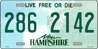 NH license plate 2862142