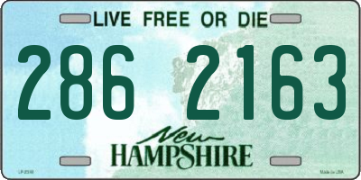 NH license plate 2862163
