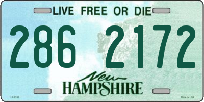 NH license plate 2862172