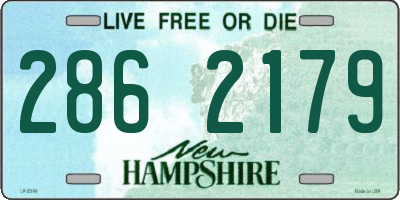 NH license plate 2862179