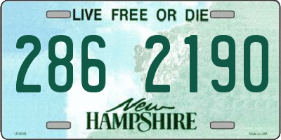 NH license plate 2862190