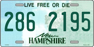 NH license plate 2862195