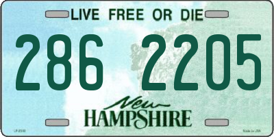NH license plate 2862205