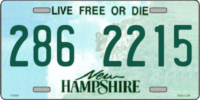 NH license plate 2862215
