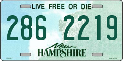 NH license plate 2862219