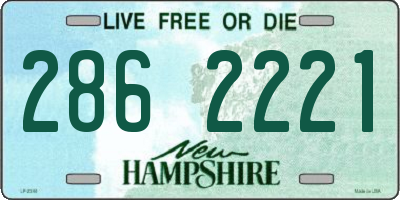 NH license plate 2862221