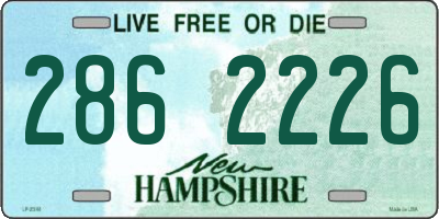 NH license plate 2862226