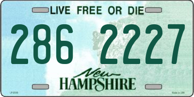 NH license plate 2862227