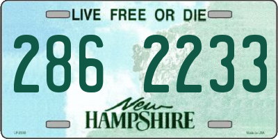 NH license plate 2862233