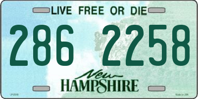 NH license plate 2862258