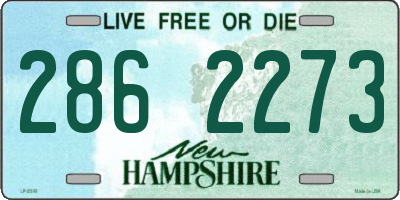 NH license plate 2862273