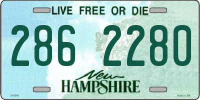 NH license plate 2862280