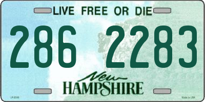 NH license plate 2862283