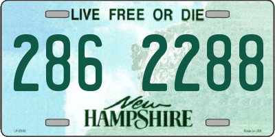 NH license plate 2862288