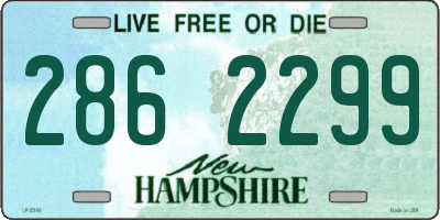 NH license plate 2862299