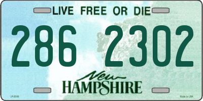 NH license plate 2862302