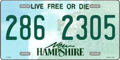 NH license plate 2862305