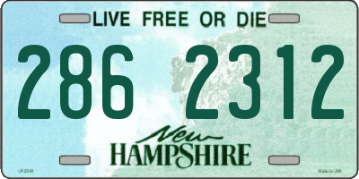 NH license plate 2862312