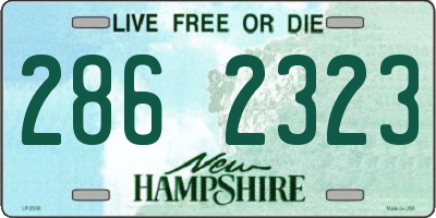 NH license plate 2862323
