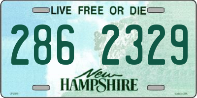 NH license plate 2862329
