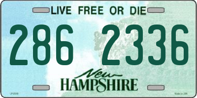 NH license plate 2862336