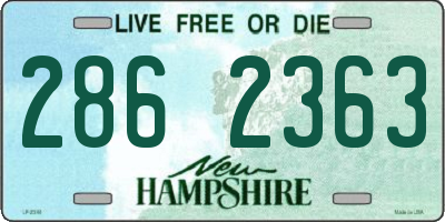 NH license plate 2862363