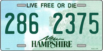 NH license plate 2862375